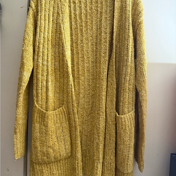 Nine West Yellow Cardigan Sweater - Picture 3 of 11
